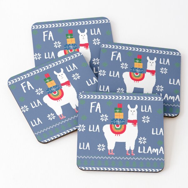 Item preview, Fa Lla Lla Lla Llama - Unisex Christmas Sweater/Jumper (Range of Colors) - Funny Xmas Sweatshirt Design designed and sold by raretshirtsuk.