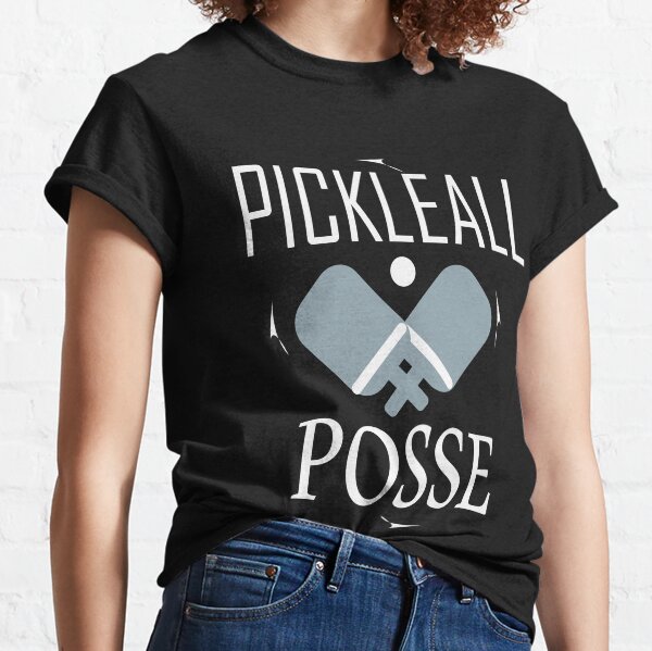 Item preview, PICKLEBALL POSSE FUNNY PICKLEBALL QUOTE FOR PICKLEBALL LOVERS designed and sold by AJB ⭐⭐⭐⭐⭐✔️.