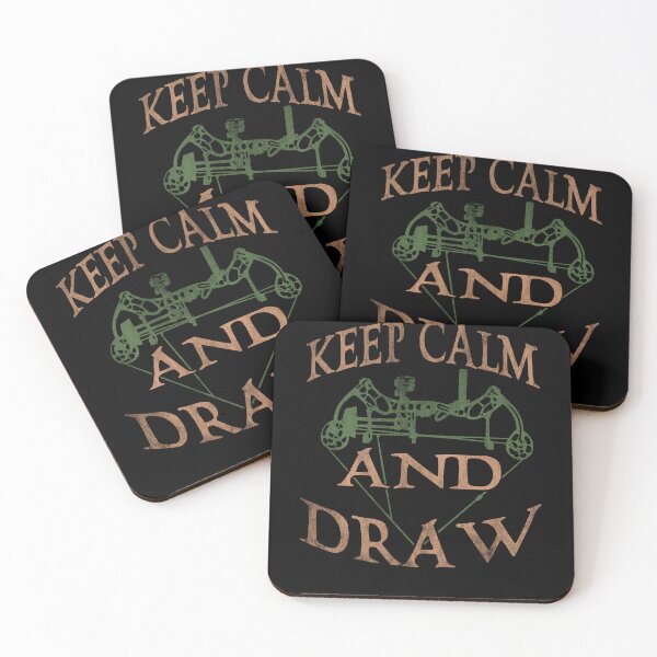 Item preview, Keep Calm And Draw Bowhunting Camo Archery designed and sold by Wildchagapicker.