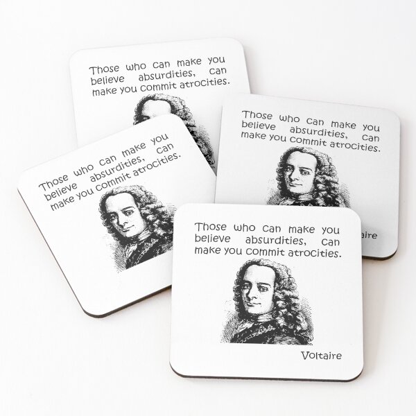 Item preview, Voltaire Absurdities designed and sold by historeetees1.