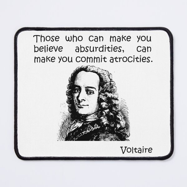 Item preview, Voltaire Absurdities designed and sold by historeetees1.