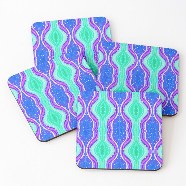 Item preview, Traditional Indian Festival Theme Color Waves and Stars Pattern Design designed and sold by deepakrode7.