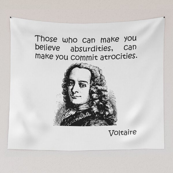 Item preview, Voltaire Absurdities designed and sold by historeetees1.