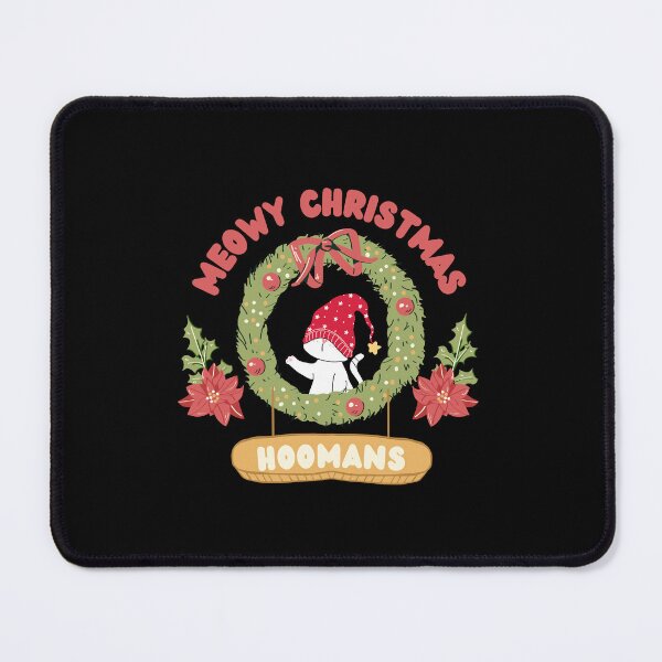 Item preview, Funny Meowy Christmas Hoomans designed and sold by Pixelish.