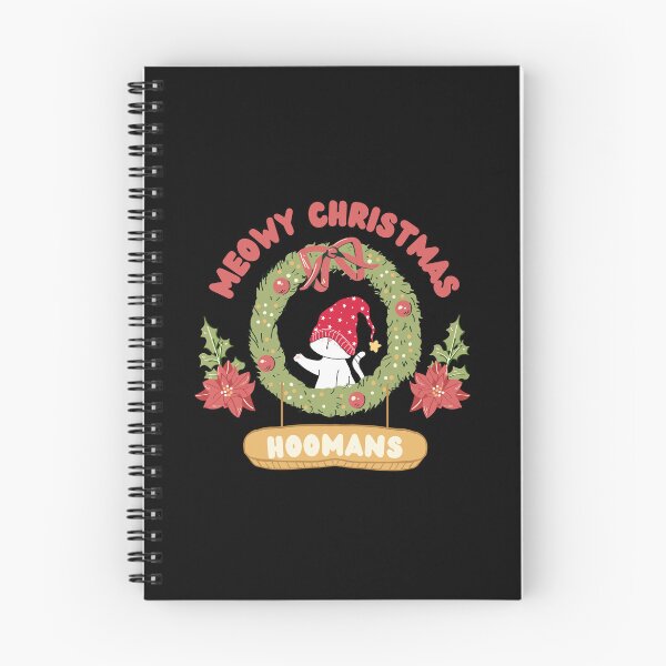 Item preview, Funny Meowy Christmas Hoomans designed and sold by Pixelish.