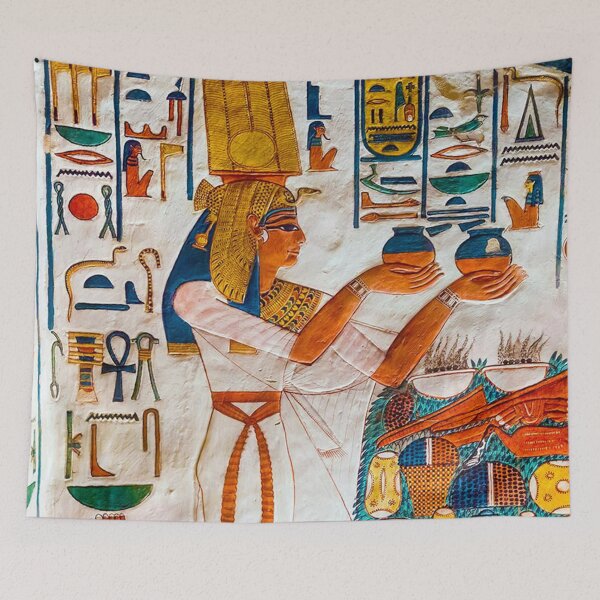 Item preview, A wall from the Tomb of Nefertari. designed and sold by mennanassef.