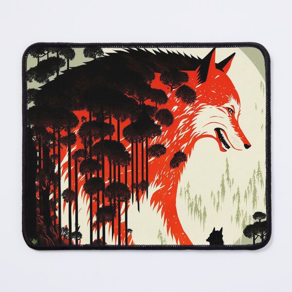 Item preview, Wolf of Japan designed and sold by GummywormDesign.