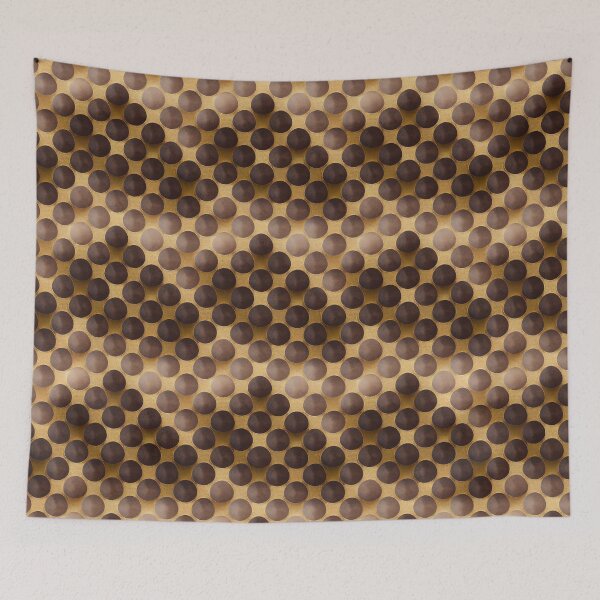 Item preview, GOLD AND BROWN DOTS VI designed and sold by JLBRAVO.