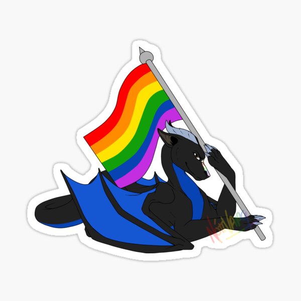 Gay Dragon (Pride) Sticker
