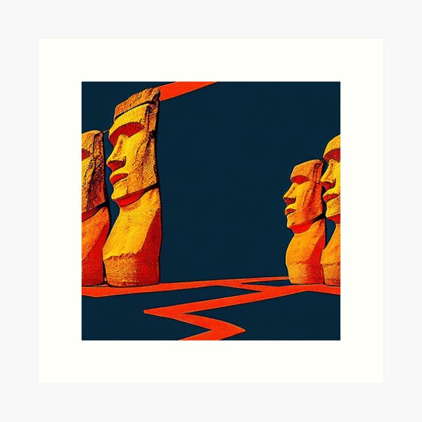 Moai Posters Online - Shop Unique Metal Prints, Pictures, Paintings