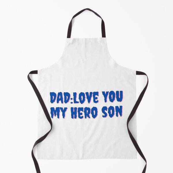 Item preview, Dad : love you my hero son sticker designed and sold by MichaelGrace.