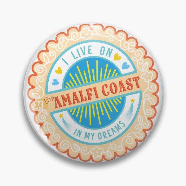 Item preview, I Live on the Amalfi Coast In My Dreams designed and sold by pegpennyworth.