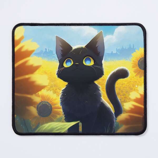 Item preview, Sunflowerfield cat designed and sold by ai-miilk.