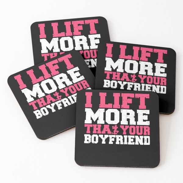 Item preview, I Lift More Than Your Boyfriend Fitness Gym Bodybuilding designed and sold by Wildchagapicker.