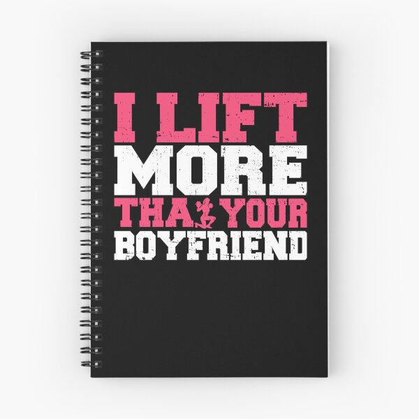 Item preview, I Lift More Than Your Boyfriend Fitness Gym Bodybuilding designed and sold by Wildchagapicker.