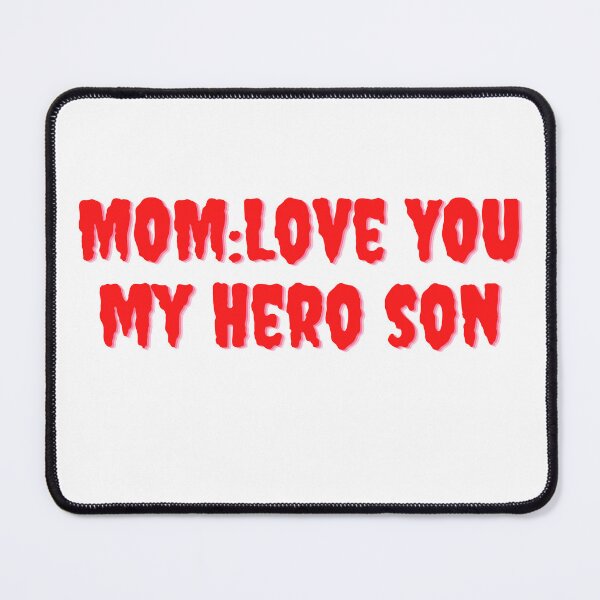 Item preview, Dad : love you my hero son sticker designed and sold by MichaelGrace.