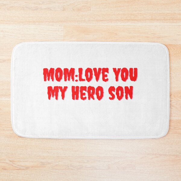 Item preview, Dad : love you my hero son sticker  designed and sold by MichaelGrace.