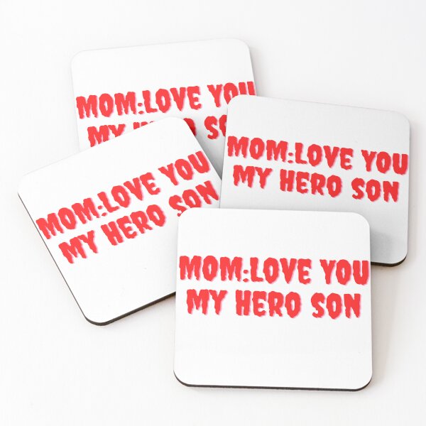 Item preview, Dad : love you my hero son sticker  designed and sold by MichaelGrace.