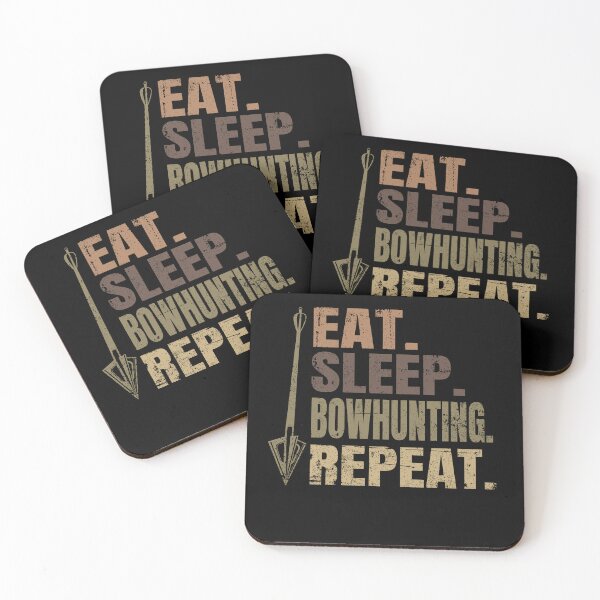 Item preview, Eat Sleep Bowhunting Repeat Camo Archery designed and sold by Wildchagapicker.