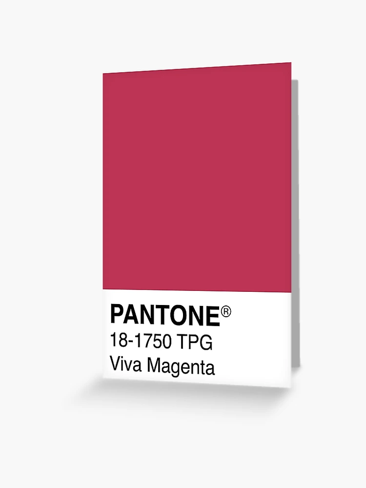 Pantone Viva Magenta Color of the year 2023 Greeting Card for Sale by  Sadaf F K.