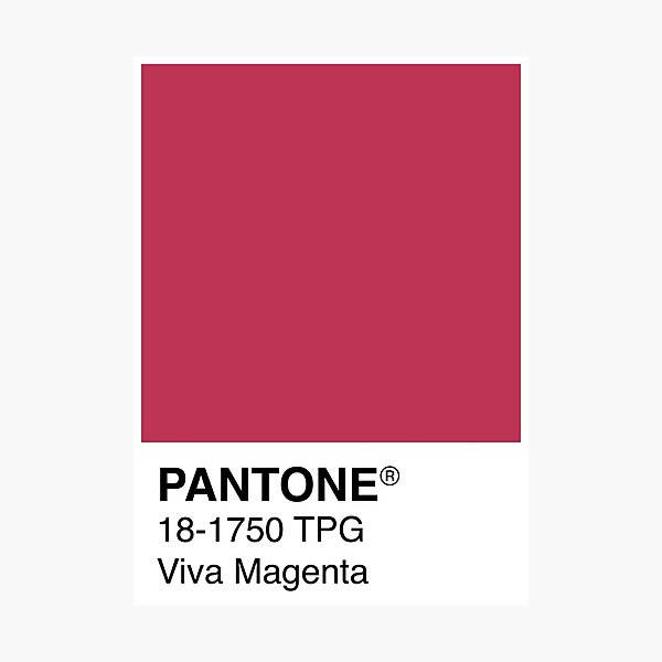 carta de colores pantone rojo