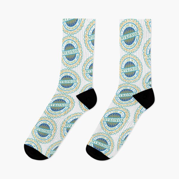 Item preview, I Live in Mykonos In My Dreams designed and sold by pegpennyworth.