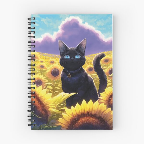 Item preview, Cat in sunflowerfield designed and sold by ai-miilk.