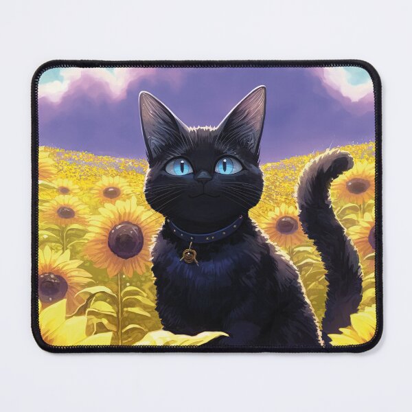 Item preview, Cat in sunflowerfield designed and sold by ai-miilk.