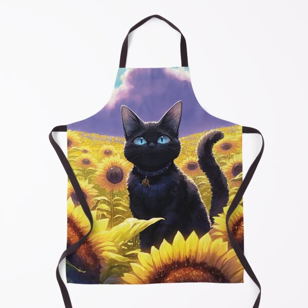 Item preview, Cat in sunflowerfield designed and sold by ai-miilk.