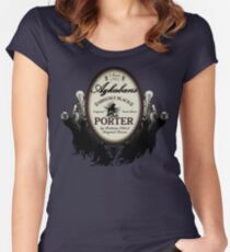 Azkaban's Siriusly Black Porter Women's Fitted Scoop T-Shirt