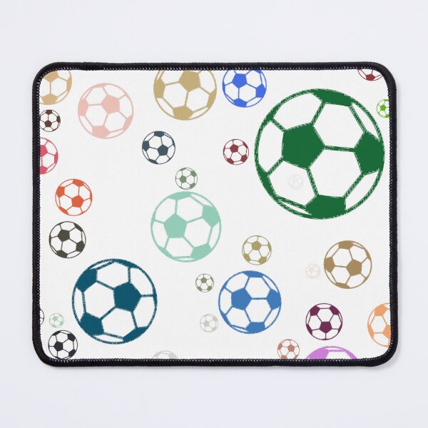Item preview, Abstract Multi Color Football Soccer Ball Pattern  designed and sold by Pixel4Art.