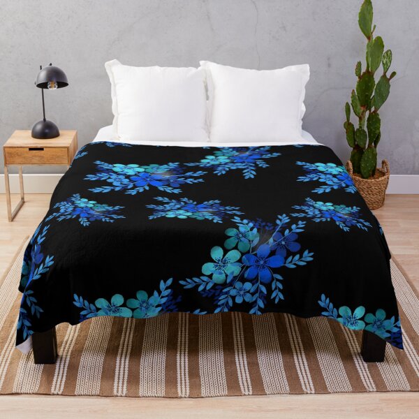 Item preview, Blue Flowers Pattern designed and sold by Stormpaint.