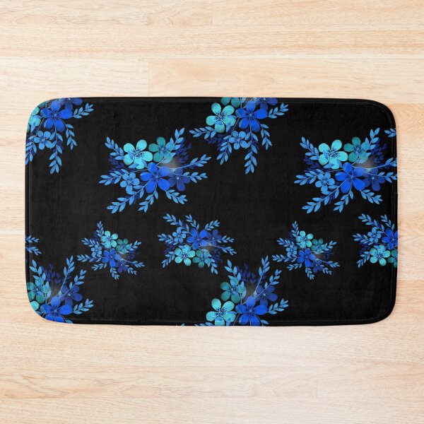 Item preview, Blue Flowers Pattern designed and sold by Stormpaint.