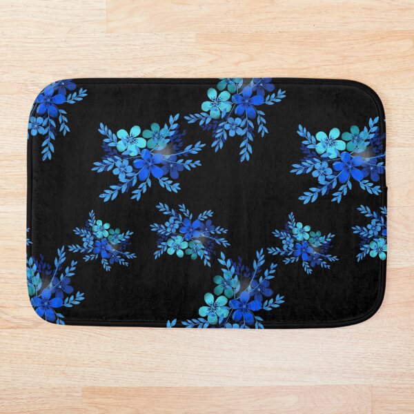 Item preview, Blue Flowers Pattern designed and sold by Stormpaint.