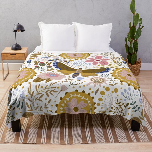 Item preview, Scandinavian Wildflowers & Butterflies designed and sold by greenoriginals.