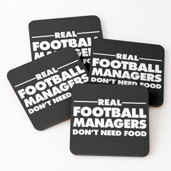Item preview, Real FOOTBALL MANAGERS don't need food... (White) designed and sold by Apollonas.