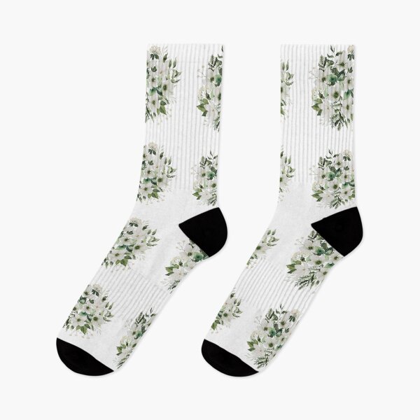 Item preview, Watercolor White and Green Flowers #6 designed and sold by Pavnud.