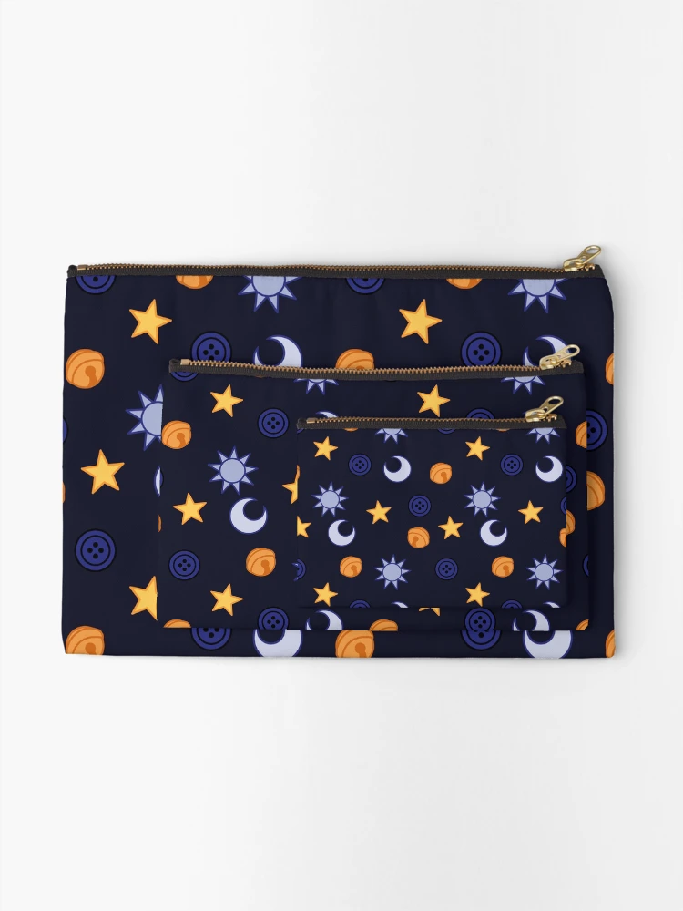 Thumbnail 2 of 4, Zipper Pouch, Moon Pattern designed and sold by Raspiberry.