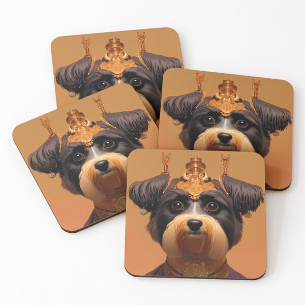 Item preview, Portrait of a Shih Tzu dog Priest designed and sold by MrJuddart.