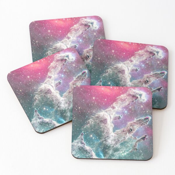 Item preview, Pillars of Creation JWST bright unicorn pink purple blue designed and sold by 2sweetsDesign.