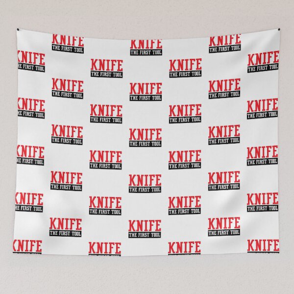 Item preview, KNIFE The First Tool designed and sold by Fun-T-Shirts.