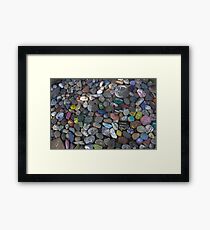 Stone me Framed Print