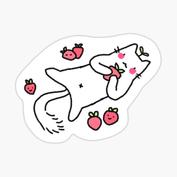 strawberry time sweet time Sticker