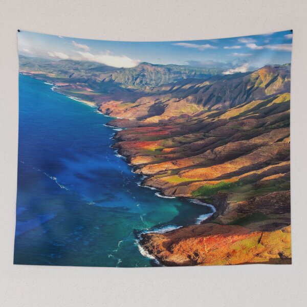 Item preview, Aerial view of the North Na Pali Coast designed and sold by Rocky Mountain Artistry.