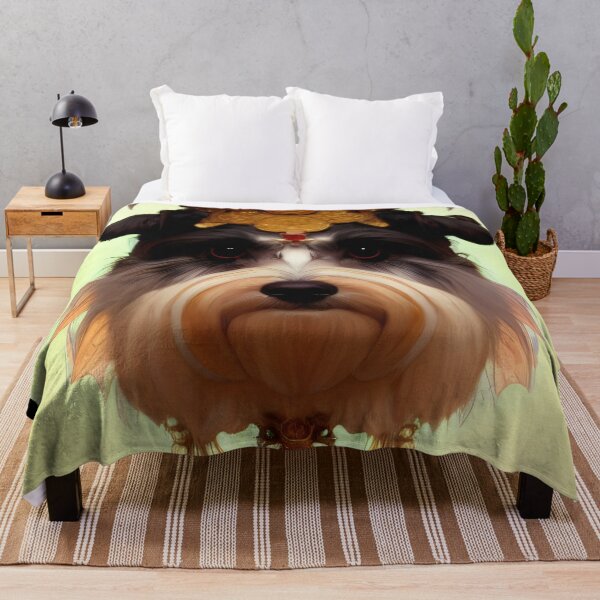 Item preview, Portrait of a Shih Tzu dog Priest designed and sold by MrJuddart.