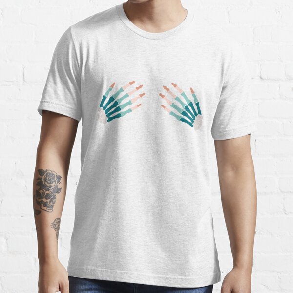 Colorful Anatomical Hands Cupping Boobs Essential T-Shirt for Sale by  marnilauren