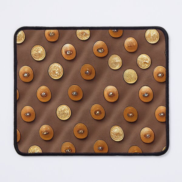 Item preview, LEATHER AND GOLD BUTTONS designed and sold by JLBRAVO.
