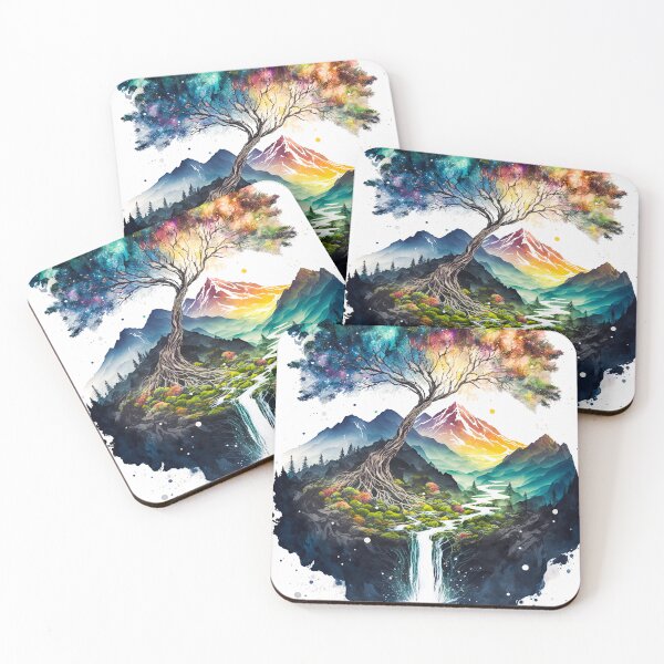 Item preview, Burst of Space Colors Beautiful Landscape designed and sold by Dedisun.