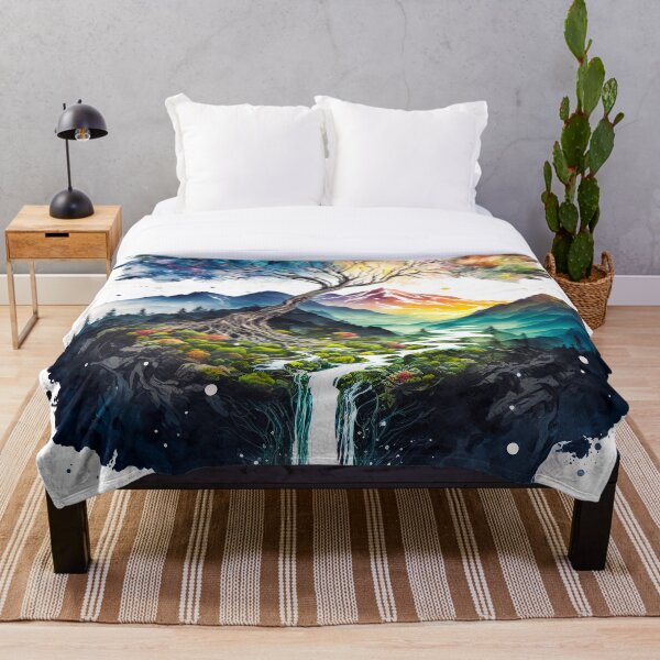 Item preview, Burst of Space Colors Beautiful Landscape designed and sold by Dedisun.
