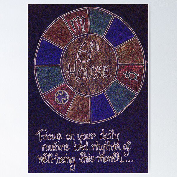 Earthly Cycles - 6th House Poster